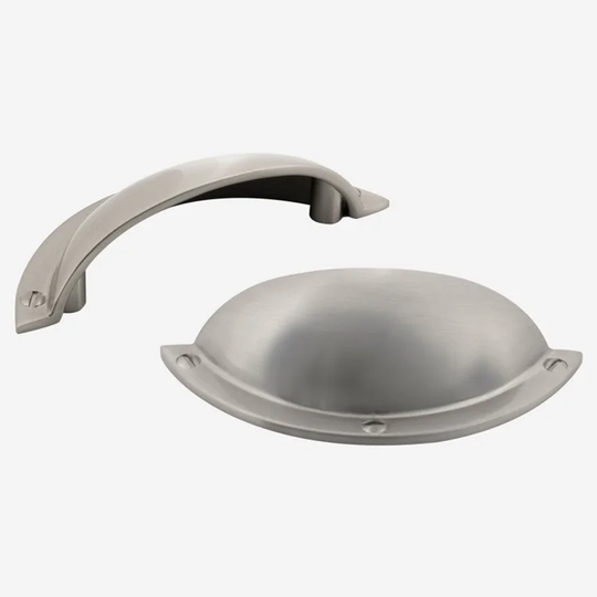 Ballingslöv Handtag skål HG375 Borstad metall C/C 64 mm
