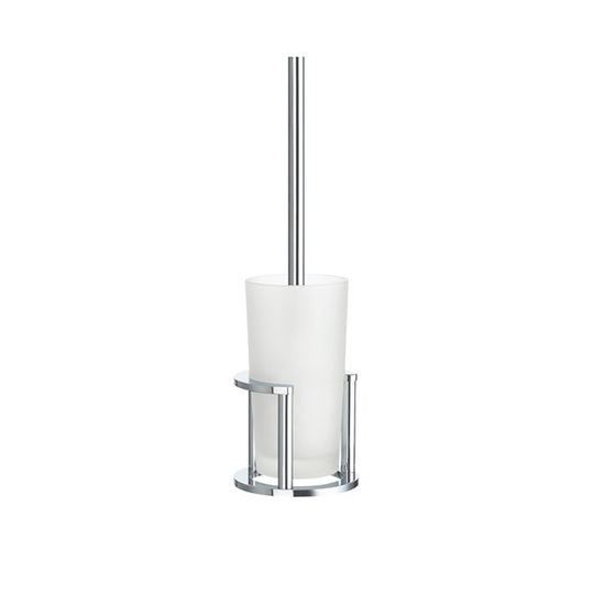Toalettborste Smedbo Outline FK101 Krom/Frostat Glas