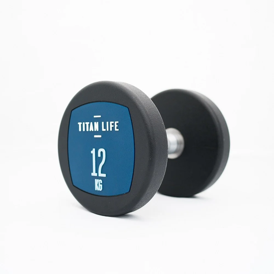 TITAN LIFE Hantel Dumbbell PU - 12 kg