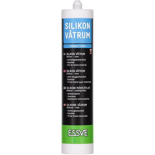 ESSVE Våtrum Silikon Svart, 300ml