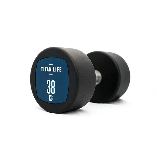 TITAN LIFE Hantel Dumbbell PU - 38 kg