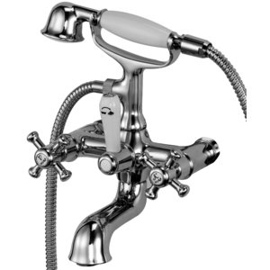 Mora Classic - Badkarsblandare med handdusch - Krom - Badkarsblandare, Blandare till badrum