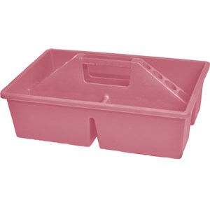 Ryktlåda med handtag, rosa