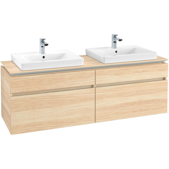 Tvättställsskåp Villeroy & Boch Legato 1600 med 4 Lådor för Två Tvättställ från Finion & Subway
