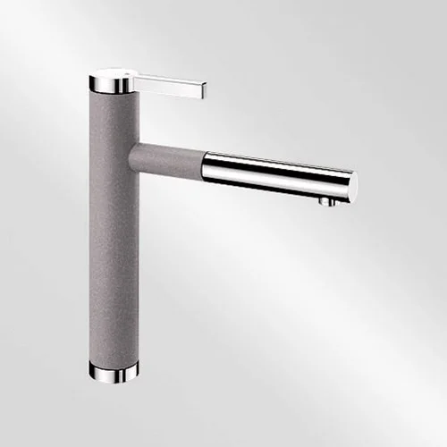 Blanco Köksblandare Linee S Silgranit-look - Silgranit-look Alumetallic / Krom