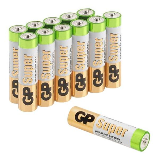 GP Batteries Super Alkaline 24A-S12/LR03 Batteri alkaliskt, AAA, 12-pack