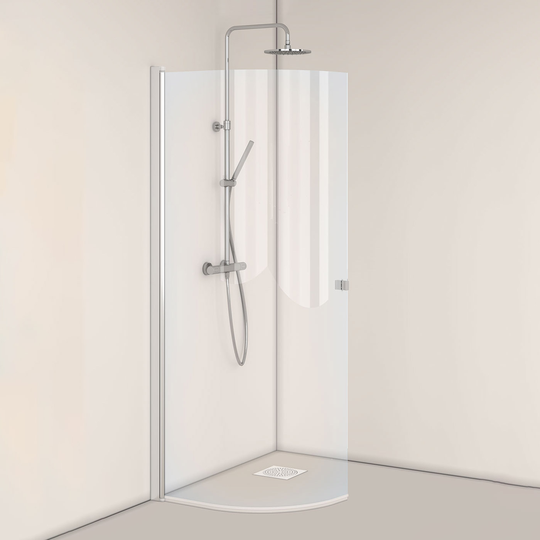 Duschdörr Hafa Igloo Pro J-DOOR 80 Klarglas