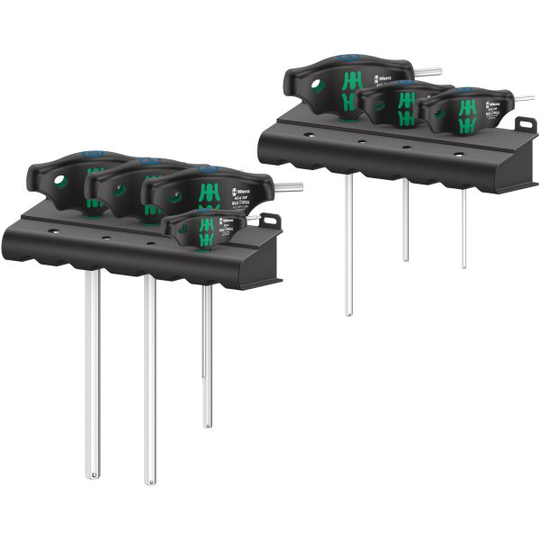 Wera 454/7 HF Hex-Plus Skruvmejselsats med T-handtag