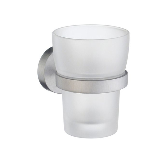 Tandborstglas Smedbo Home HS343 Krom/Frostat Glas