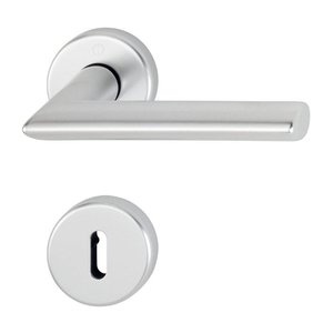 Handtag Hoppe Stockholm aluminium silver F1 - Handtag, vred, beslag & tillbehör, Innerdörrar, Dörrar & portar