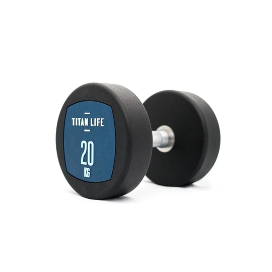 TITAN LIFE Hantel Dumbbell PU - 20 kg