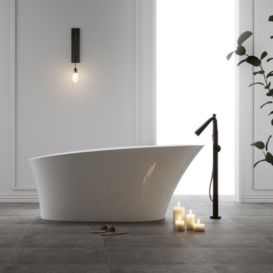 Badkar Bathlife Chic Fristående Vit