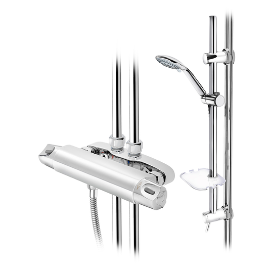 Termostatblandare Gustavsberg Nautic 40 cc med Duschpaket Vaska