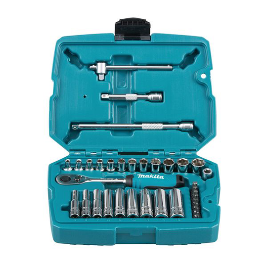 Makita B-65567 Hylsnyckelsats 1/4", 34 delar