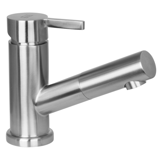 Tvättställsblandare Strand Stainless Sattellit SA-2200 med Utdragbar Pip