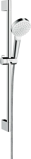 Hansgrohe Duschset Crometta 1jet EcoSmart 9 l/min - Krom / Vit