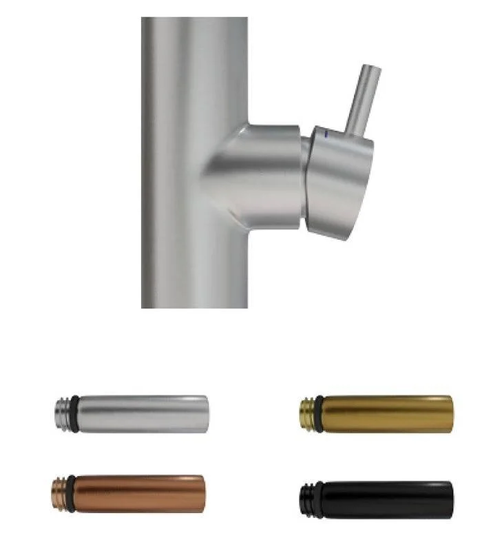 Primy Handtag till blandare Steel Short bar Shadow