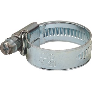 Slangklämma förzinkad, 2-pack 58-75 mm
