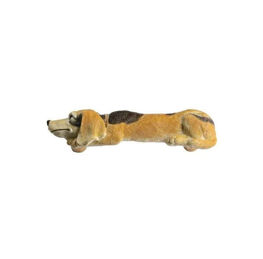 Linfalk Handtag poly resin hund 27085-64-70