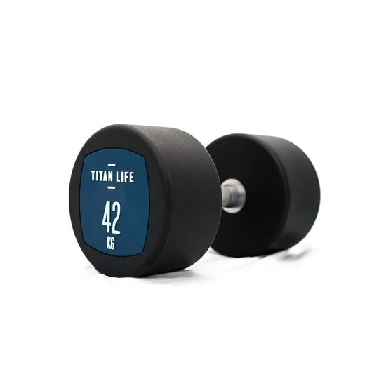 TITAN LIFE Hantel Dumbbell PU - 42 kg