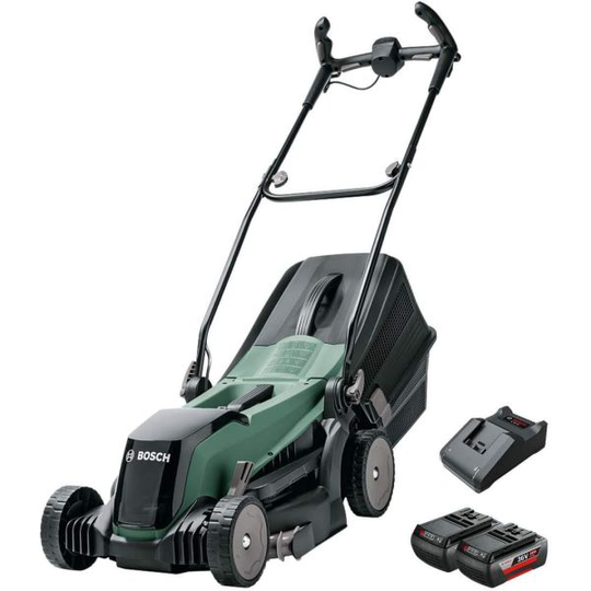 Bosch DIY Easy Rotak 36-550 Gräsklippare med 2,0 Ah batteri och laddare