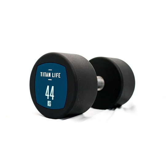 TITAN LIFE Hantel Dumbbell PU - 44 kg