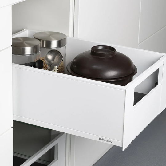 Ballingslöv Back Hög BACKRV55 Vit höjd 188 mm - 40 cm Plåt