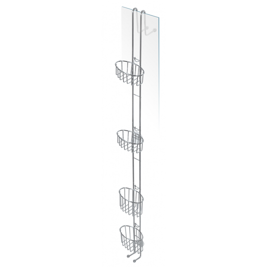 Duschhylla Demerx Kabina Flex Tower Krom