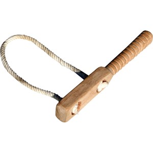 Brems med trähandtag