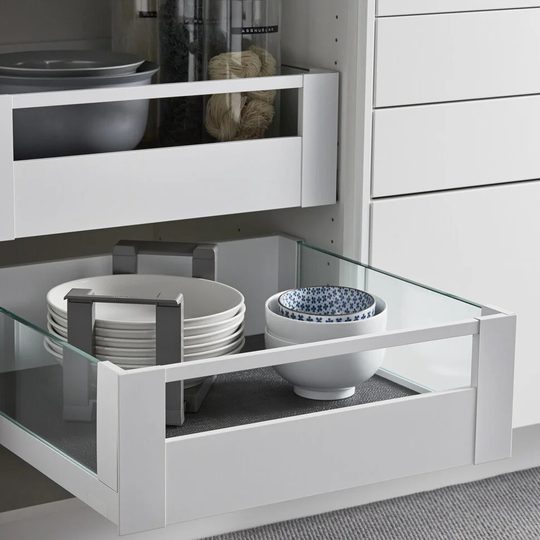 Ballingslöv Back Hög BACKRV55 Vit höjd 188 mm - B60xD50 cm Glas